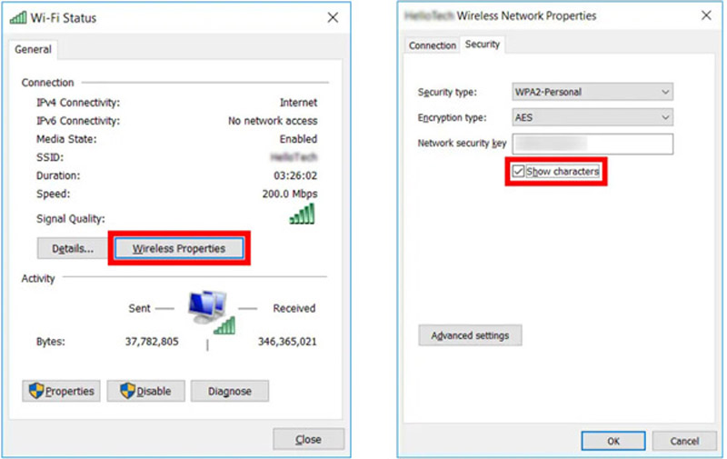 Προβολή κωδικού πρόσβασης Wi-Fi στα Windows 10 11 8 7