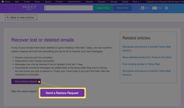 Πώς να ανακτήσετε χαμένο email