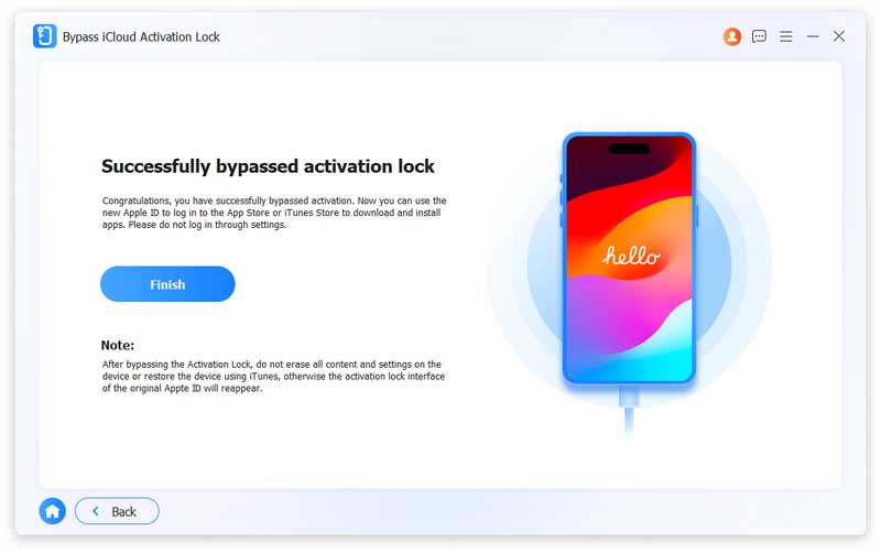 Success Bypassing iCloud Activation Lock