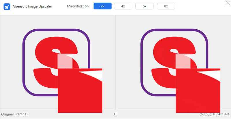 Select Magnification Factor