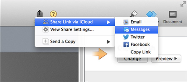 Deel iMovie met iCloud