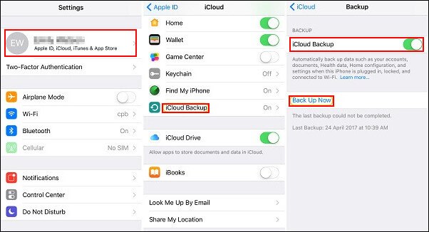 How to Backup iPhone to iCloud