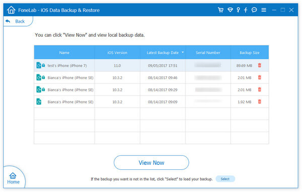 iOS Data Backup & Restore