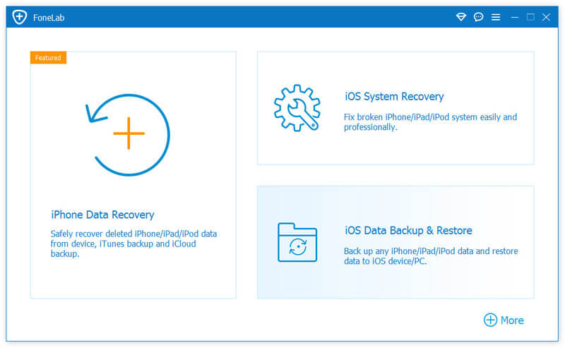 iOS Data Backup og Restore