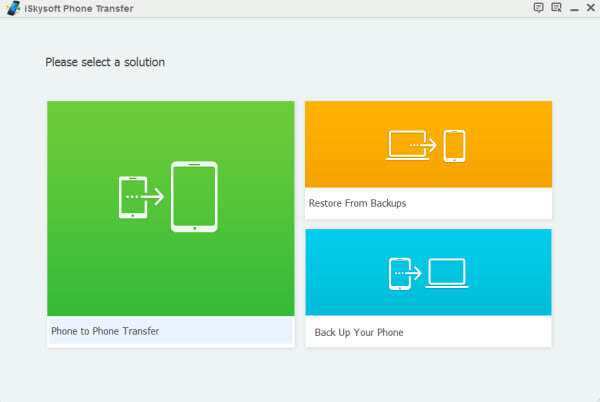 iSkysoft iPhone Backup-programvare