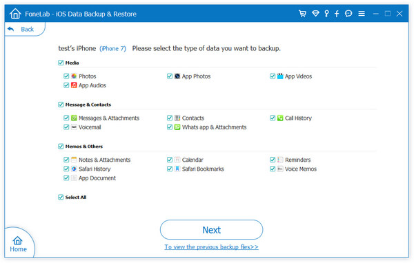 iOS Data Backup