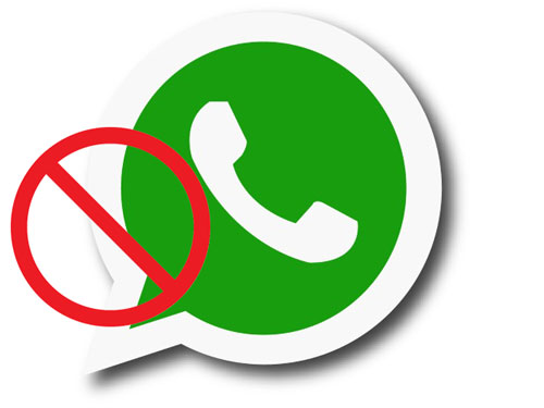 WhatsApp naar beneden