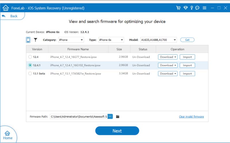 Stáhněte si firmware