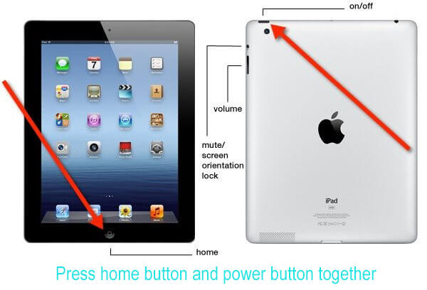 Hard Reset iPad fix iPad Μαύρη οθόνη