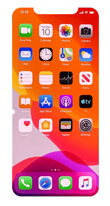 iPhone scherm