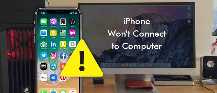 iPhone ei muodosta yhteyttä tietokoneeseen