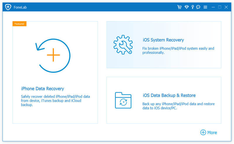 Valitse iOS System Recovery