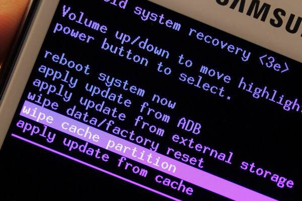 Wipe Cache Partition
