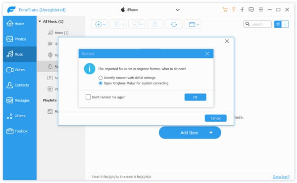 Convert YouTube Music to M4R