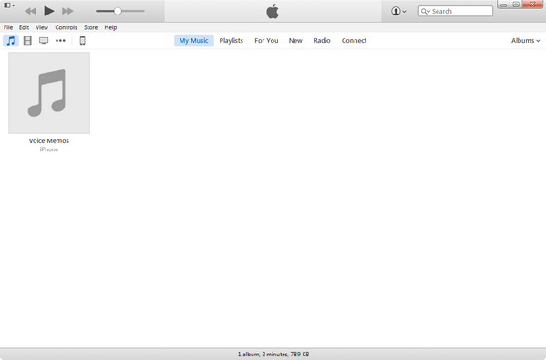 Interface of iTunes