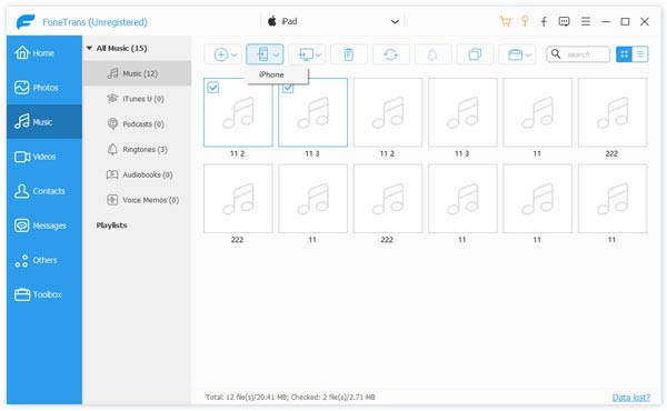 Eksportuj muzykę do iPhone'a 6