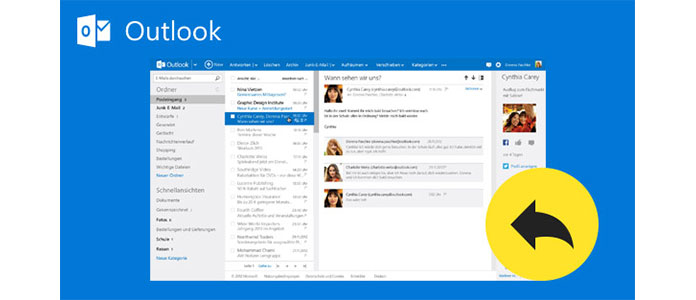 Vyvolání e-mailu v aplikaci Outlook
