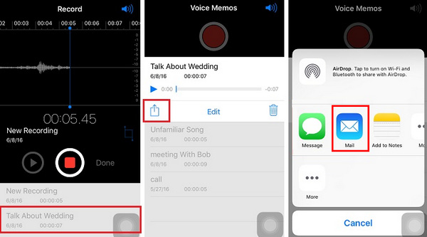 How to Transfer Voice Memos from iPhone to Computer via Email
