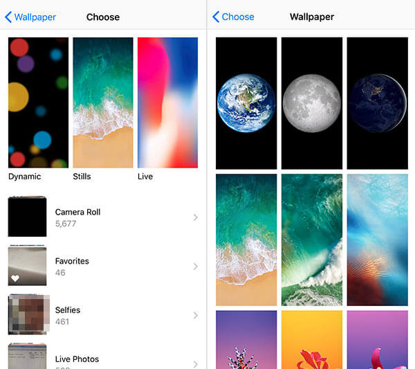 Choose iPhone Wallpapers
