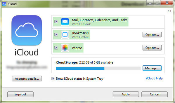 iCloud unità