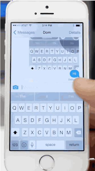 messaggio vocale iOS8