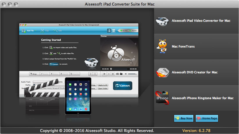 Aiseesoft iPad Converter Suite for Mac 6.5.6 full