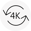 Support the latest 4K converting