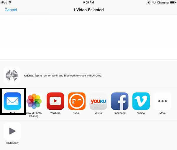 iPad Video with E-mail