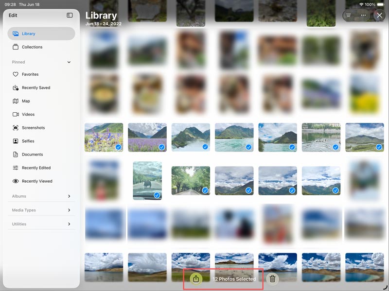 Select Ipad Photos