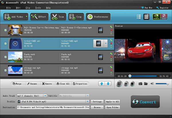 Load DivX videos