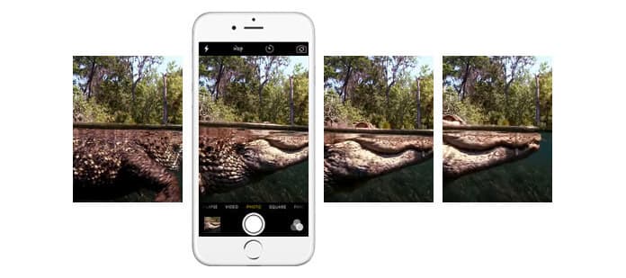 Użyj trybu zdjęć seryjnych w iPhonw Camera