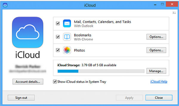 iCloud-agenda vanuit Browser Online