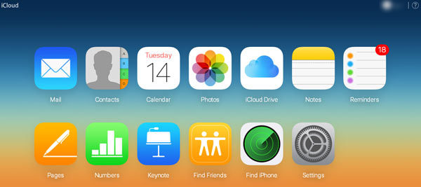 Come ottenere contatti dal sito iCloud