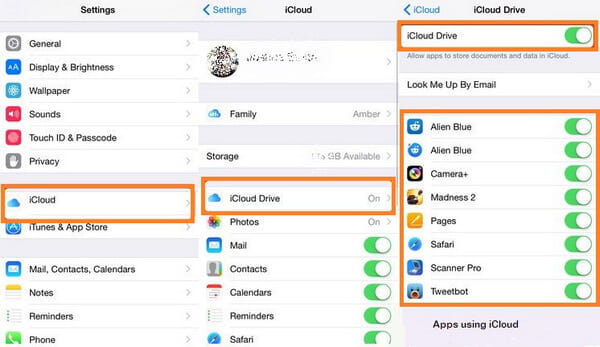 Schakel iCloud Drive uit