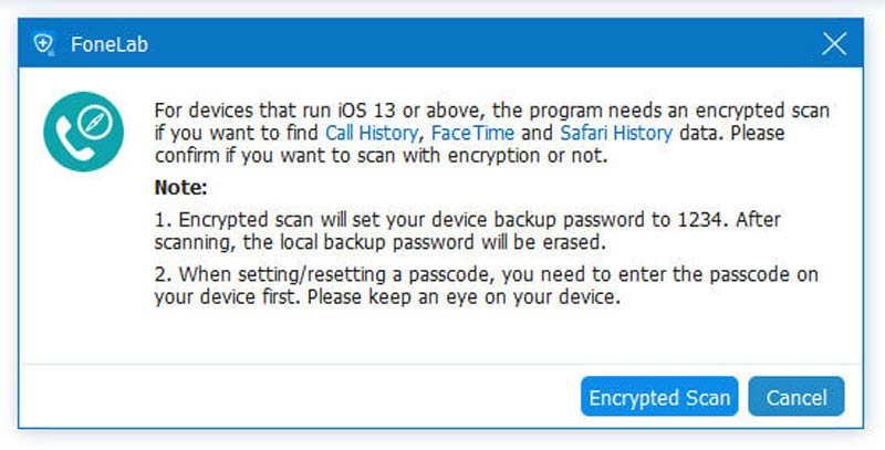 Encrypted Scan