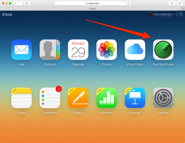 Keresse meg iPhone-ját az iCloud-ból