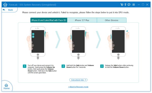 Led iPhone in DFU