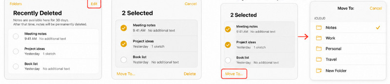 Recently Deleted Folder Recover