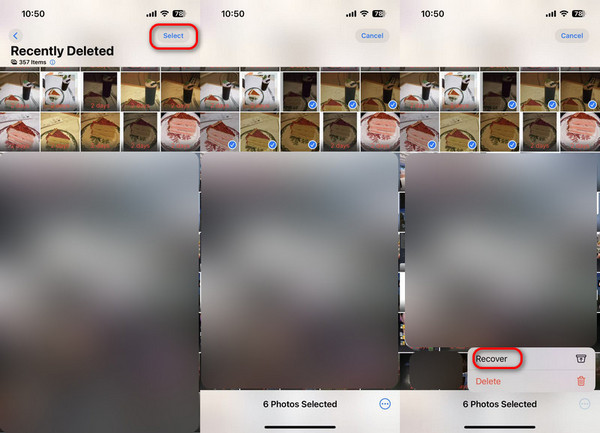 Recover Photos on iphone Directly