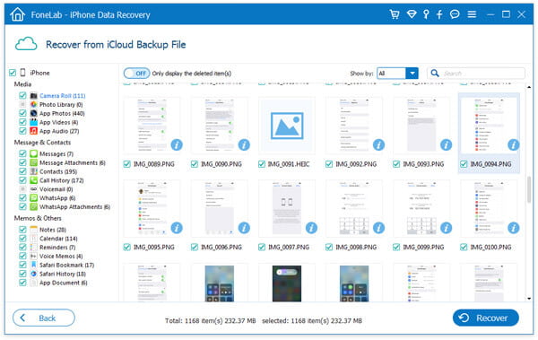 Retrieve Photos from iCloud Backup