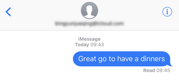 Przeczytaj iMessage