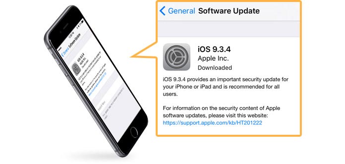 Aggiornamento software iPhone