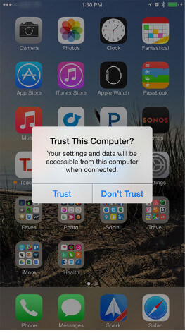 iPhone Trust computer