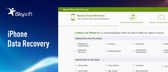 Recupero dati iPhone iSkysoft
