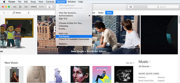 iTunes acquistato