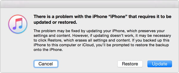 iTunes Recovery Mode för iPhone