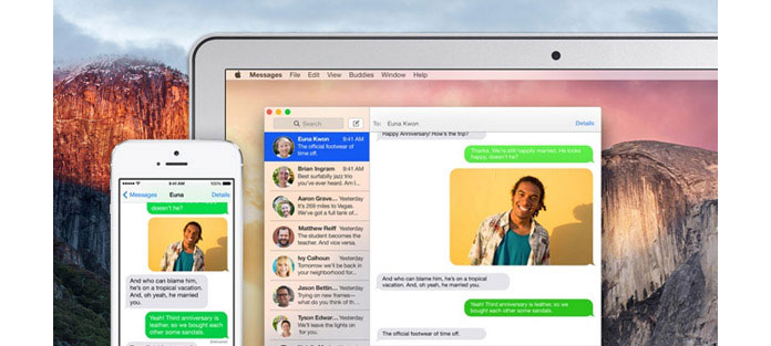 how do you get text messages on mac