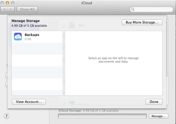 Koop meer iCloud-opslag op Mac