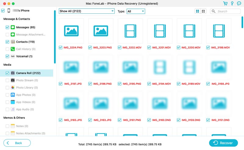Recover Deleted Videos Photos on iPhone