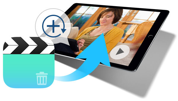 Recover deleted videos on iPad